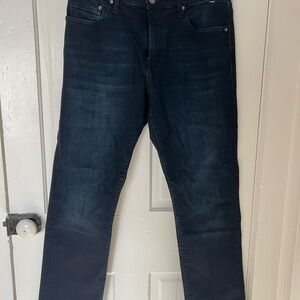 Mavi Men's Deep Indigo Matt Style Relaxed Straight Jeans 34x34 NWOT